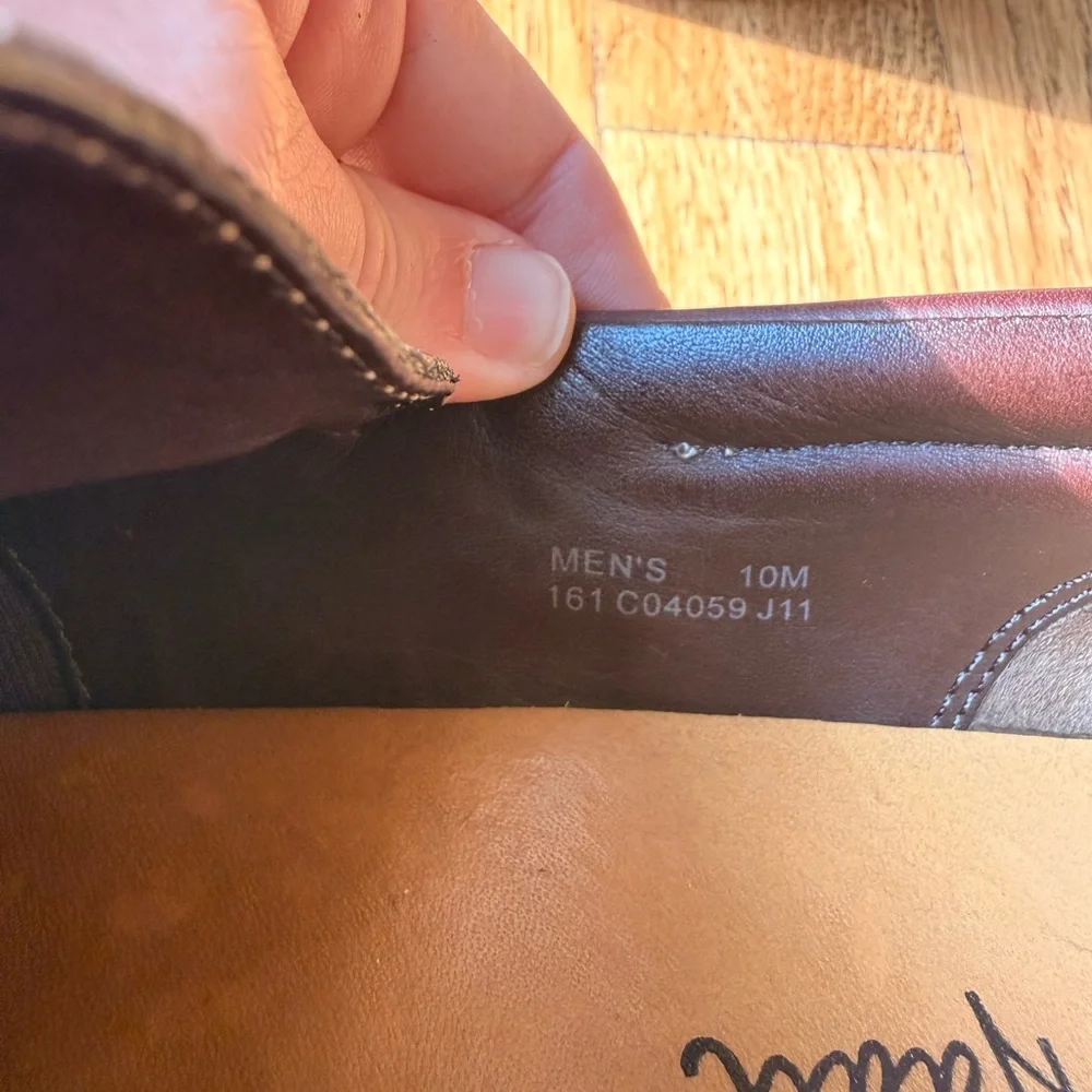 Cole Haan Loafers Men 10M Tucker Venetian‎ Shoes Brown Leather Slip On Driving